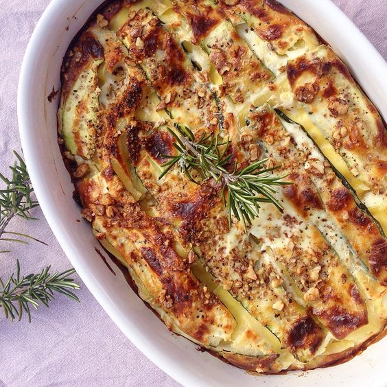 Ziegenkäse-Zucchini Lasagne - Siamo ció che mangiamo - Food Blog