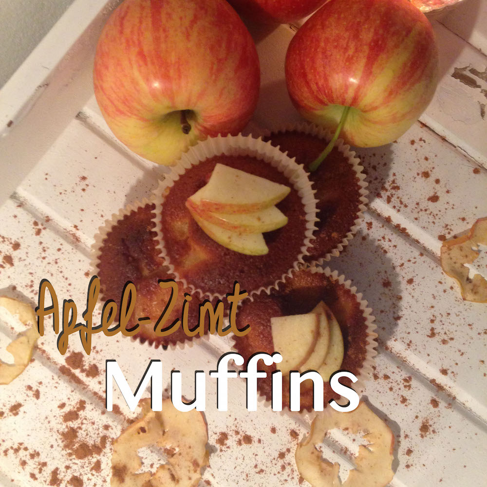 Apfel-Zimt Muffins - muffins di mele e cannella